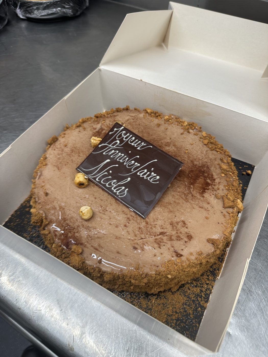 Entremets d'anniversaire